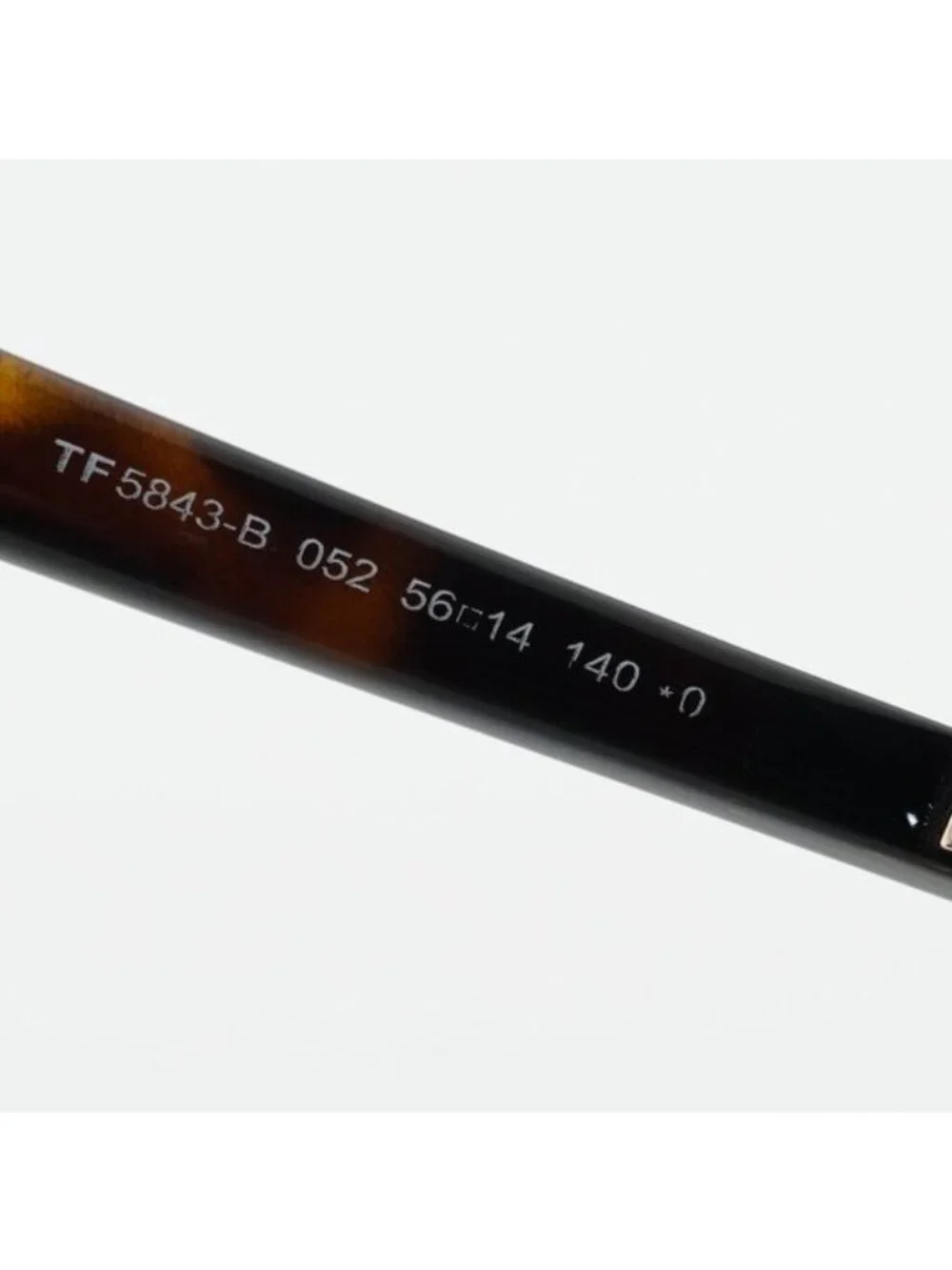 Tom Ford FT5843-B 052 Eyeglasses Dark Havana 56mm Cat Eye Frame